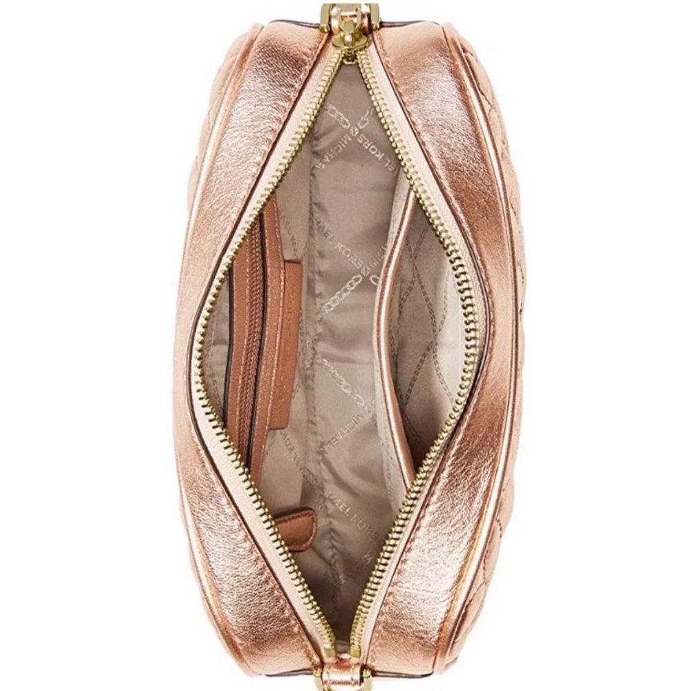 Michael Kors Metallic Rose Crossbody Bag - Picture 2 of 16